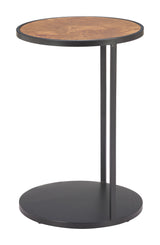 Nodo Brown & Black Side Table by Zuomod at Eve Furniture
