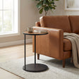 Nodo Brown & Black Side Table by Zuomod at Eve Furniture