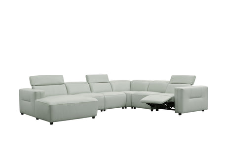 Noel Grey Power Reclining Corner Sectional by New Era Innovations at Eve Furniture