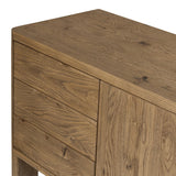 Noeline Media Console - Resawn Worn Oak by Moe's Home at Eve Furniture