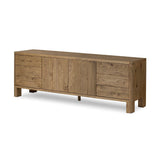 Noeline Media Console - Resawn Worn Oak by Moe's Home at Eve Furniture