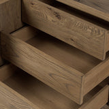 Noeline Media Console - Resawn Worn Oak by Moe's Home at Eve Furniture