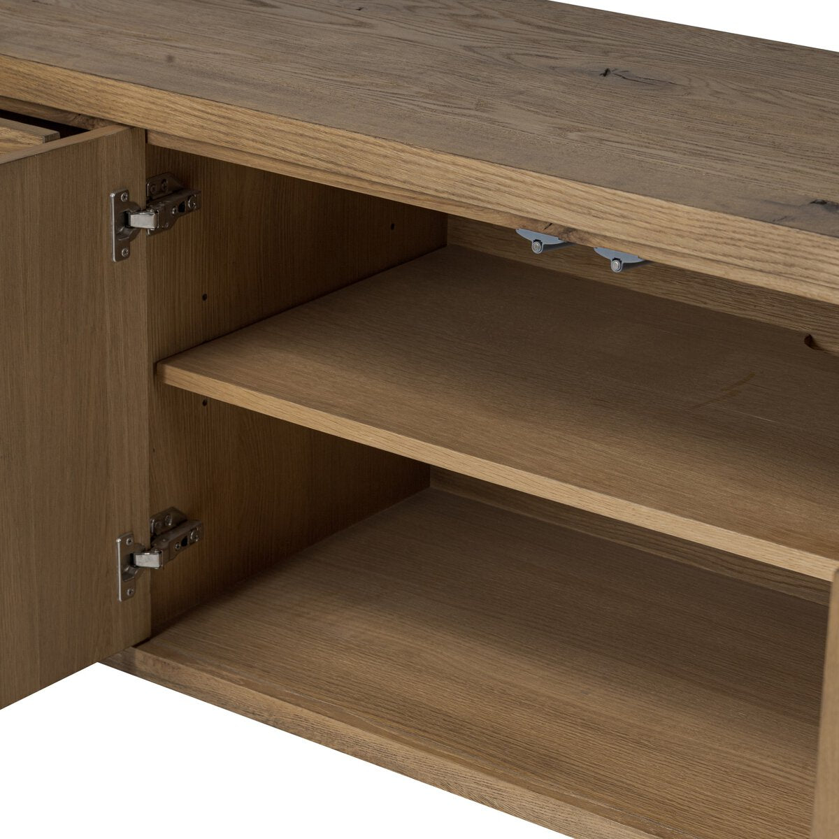 Noeline Media Console - Resawn Worn Oak by Moe's Home at Eve Furniture