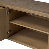 Noeline Media Console - Resawn Worn Oak by Moe's Home at Eve Furniture