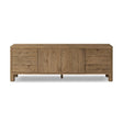 Noeline Media Console - Resawn Worn Oak by Moe's Home at Eve Furniture