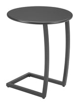 Noga Black Outdoor End Table by Zuomod at Eve Furniture