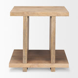 Nohr Light Brown Accent Table by Mercana at Eve Furniture