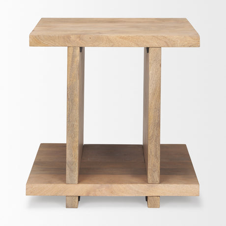Nohr Light Brown Accent Table by Mercana at Eve Furniture