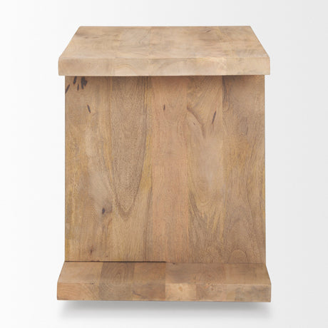 Nohr Light Brown Accent Table by Mercana at Eve Furniture