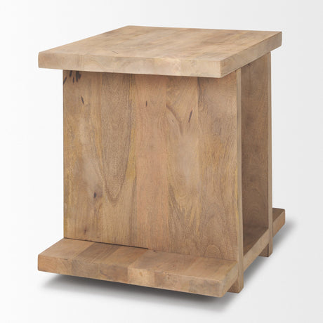 Nohr Light Brown Accent Table by Mercana at Eve Furniture
