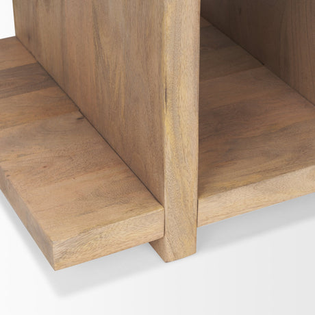 Nohr Light Brown Accent Table by Mercana at Eve Furniture