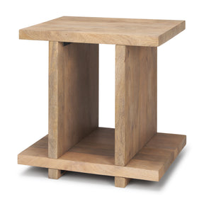 Nohr Light Brown Accent Table by Mercana at Eve Furniture