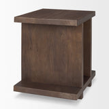 Nohr Medium Brown Wood Accent Table by Mercana at Eve Furniture