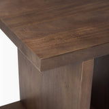 Nohr Medium Brown Wood Accent Table by Mercana at Eve Furniture