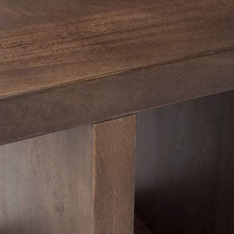 Nohr Medium Brown Wood Accent Table by Mercana at Eve Furniture