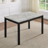 Noir Grey/Black 5-Piece Dining Room Set by New Era Innovations at Eve Furniture