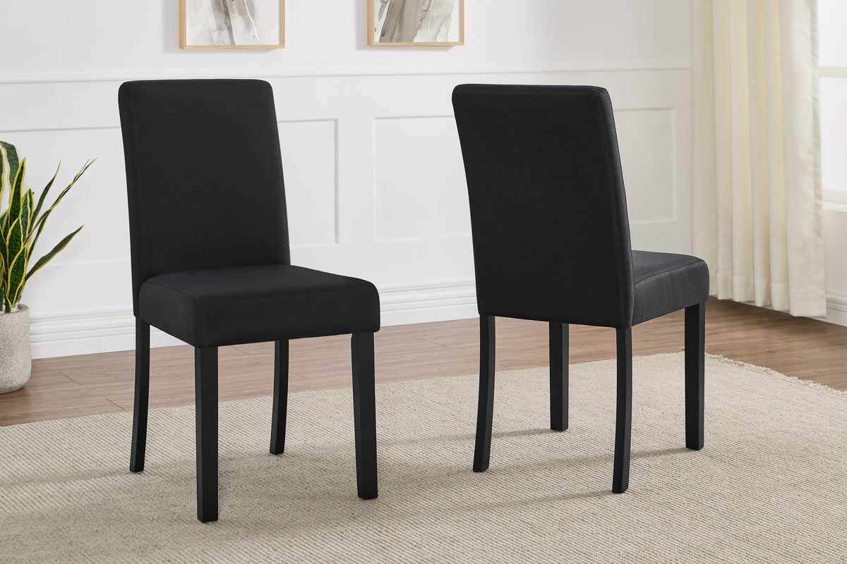 Noir Grey/Black 5-Piece Dining Room Set by New Era Innovations at Eve Furniture