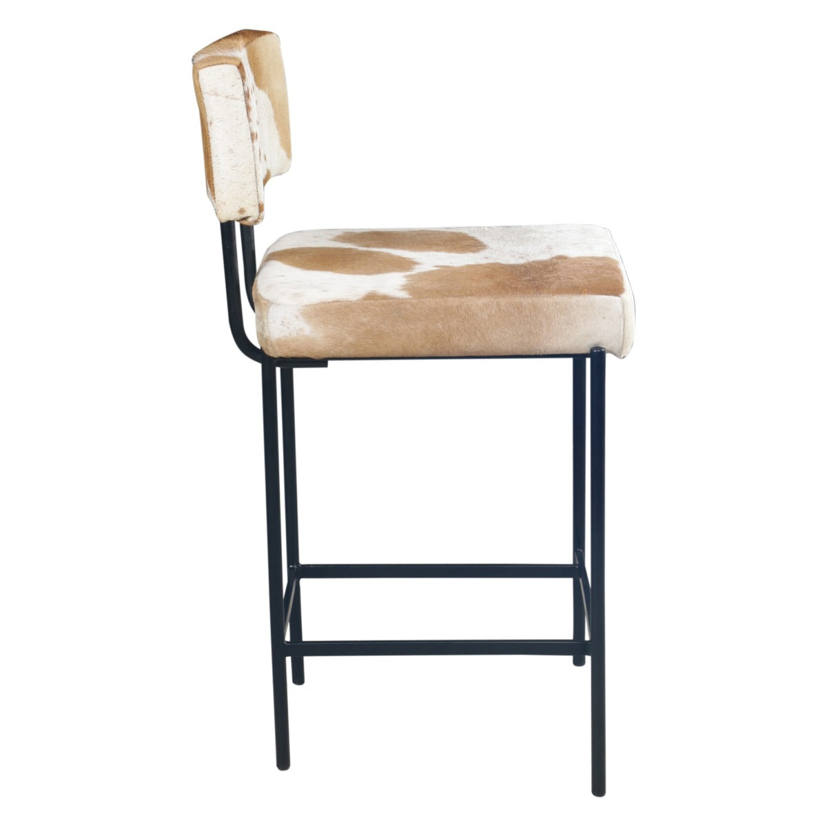 Nola 18" Counter Chair in Brown Hair on Hide by Home Trends & Design at Eve Furniture