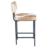 Nola 18" Counter Chair in Brown Hair on Hide by Home Trends & Design at Eve Furniture