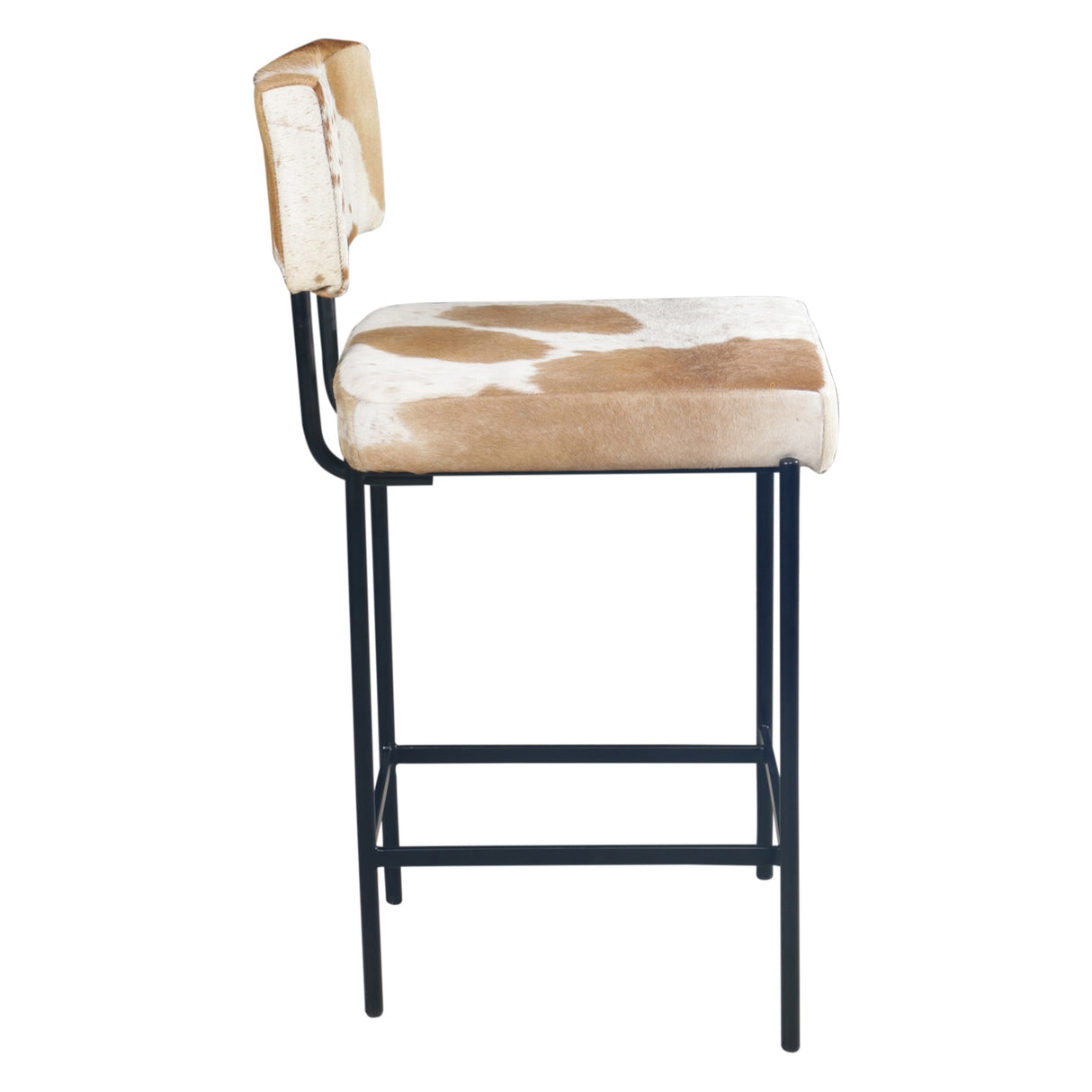 Nola 18" Counter Chair in Brown Hair on Hide by Home Trends & Design at Eve Furniture