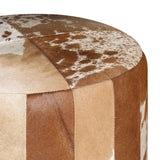 Nola 20" Stool in Brown Hair on Hide by Home Trends & Design at Eve Furniture