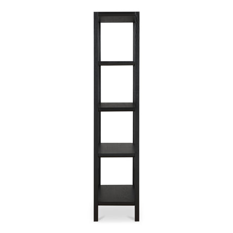 Nolan Black Bookcase by MOES at Eve Furniture