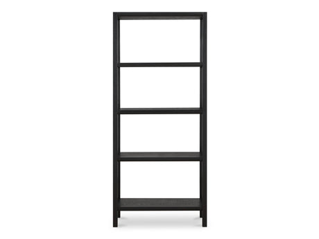 Nolan Black Bookcase by MOES at Eve Furniture