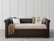 Nolan Dark Gray Daybed With Trundle by Homelegance at Eve Furniture