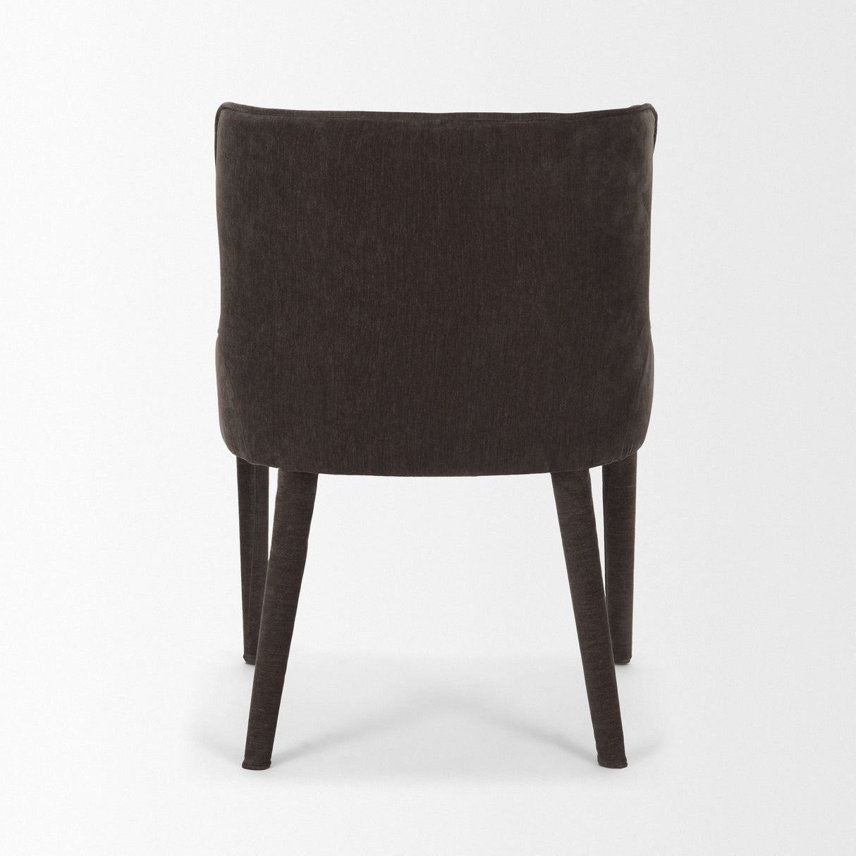 Nolan Slope Charcoal Chenille Dining Chair, Set of 2 by Mercana at Eve Furniture