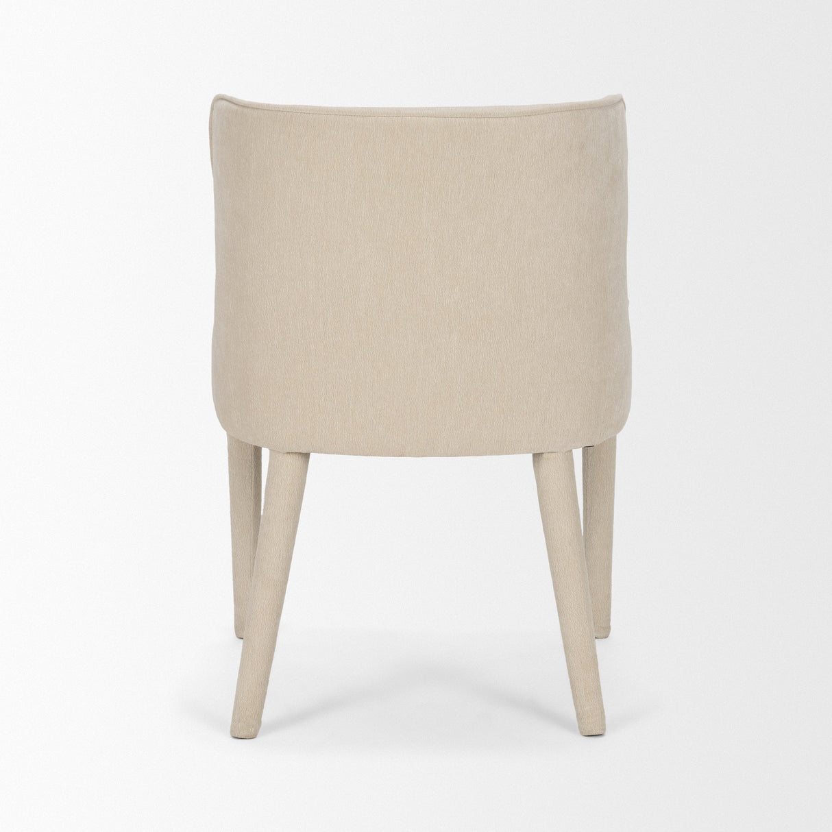 Nolan Slope Cream Chenille Dining Chair, Set of 2 by Mercana at Eve Furniture
