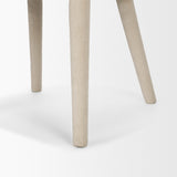 Nolan Slope Cream Chenille Dining Chair, Set of 2 by Mercana at Eve Furniture