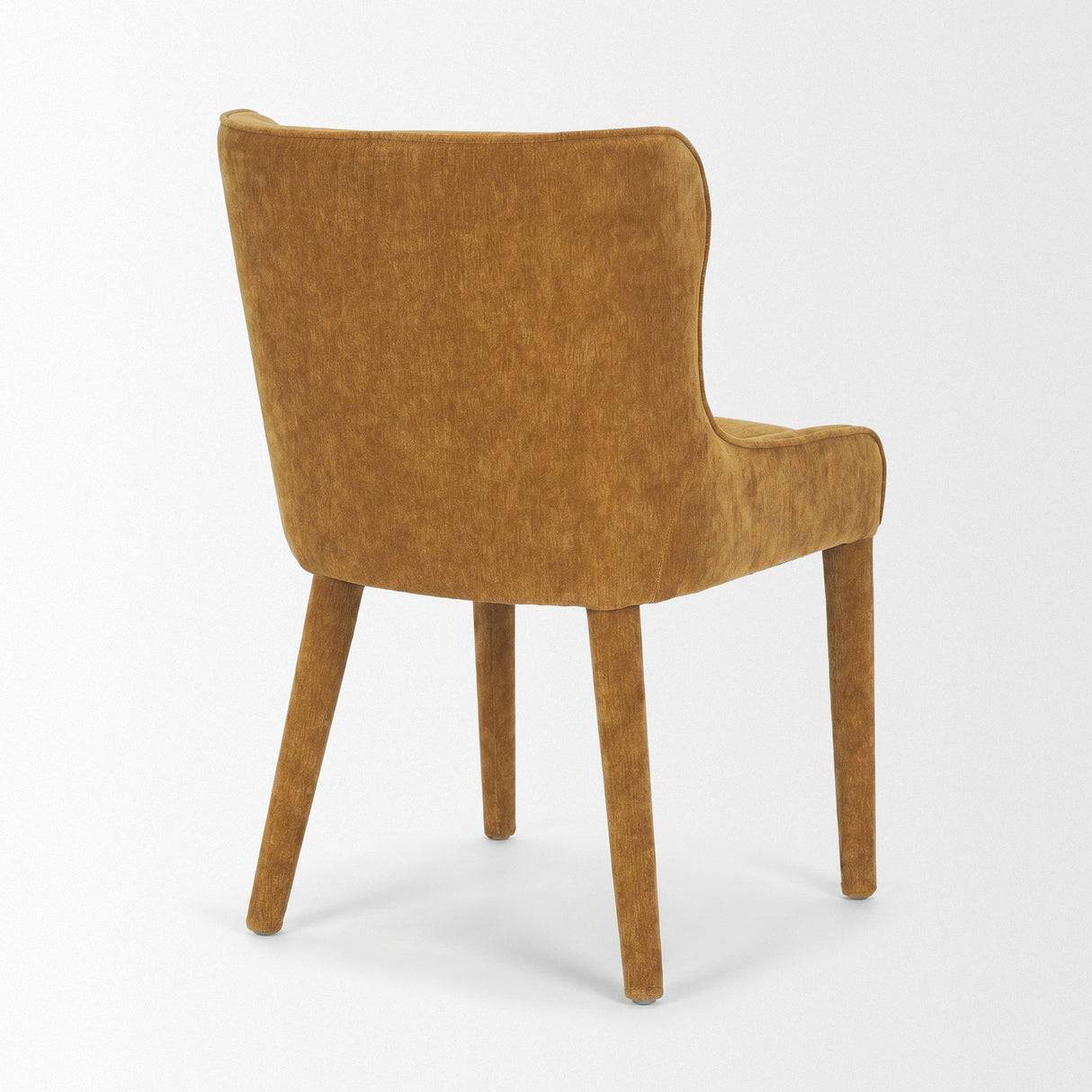 Nolan Slope Rust Chenille Dining Chair, Set of 2 by Mercana at Eve Furniture