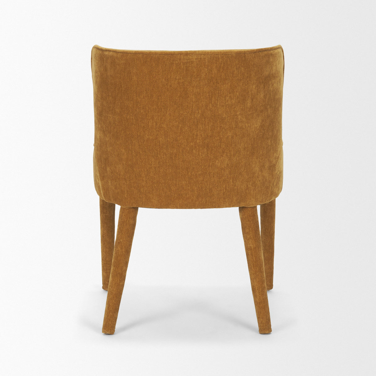 Nolan Slope Rust Chenille Dining Chair, Set of 2 by Mercana at Eve Furniture