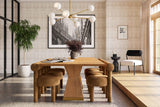 Nolan Wood 98" Rectangular Dining Table by TOV Furniture at Eve Furniture