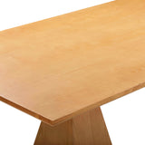 Nolan Wood 98" Rectangular Dining Table by TOV Furniture at Eve Furniture
