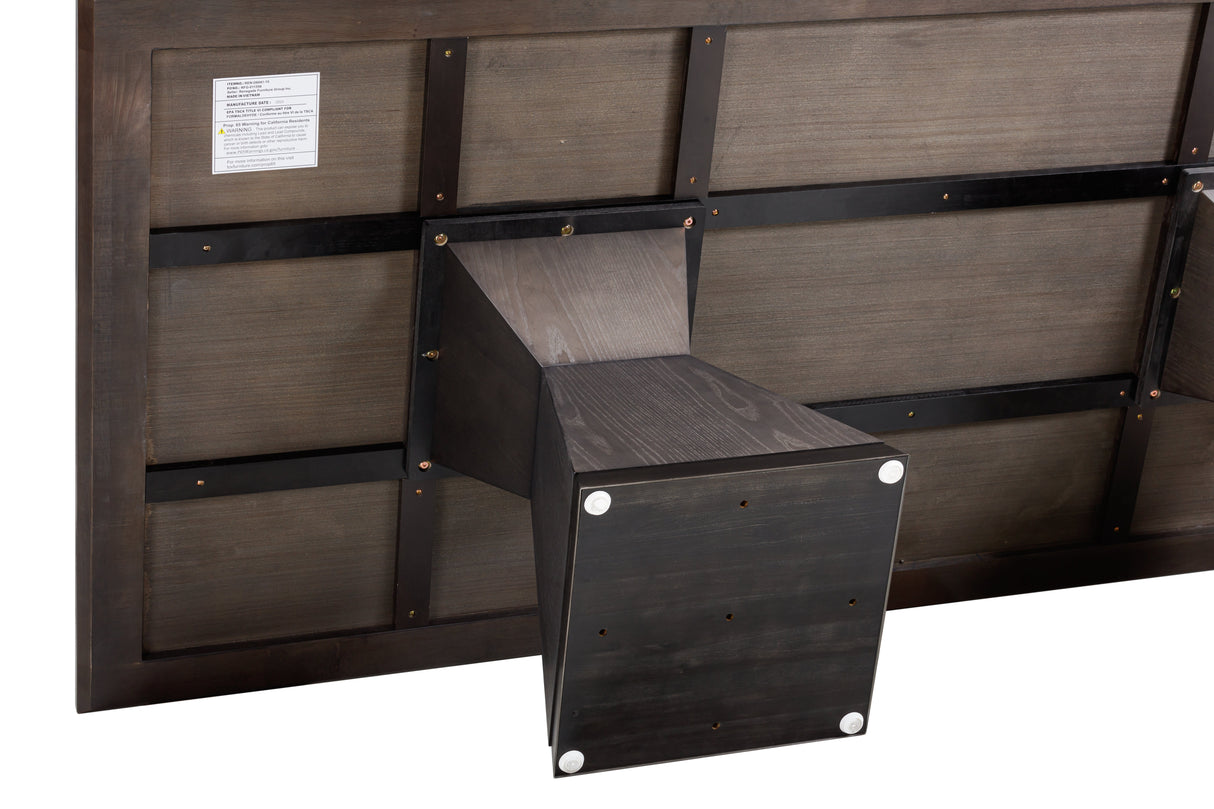 Nolan Wood 98" Rectangular Dining Table by TOV Furniture at Eve Furniture