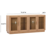 Nolan Wood Console by TOV Furniture at Eve Furniture