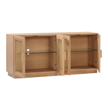 Nolan Wood Console by TOV Furniture at Eve Furniture