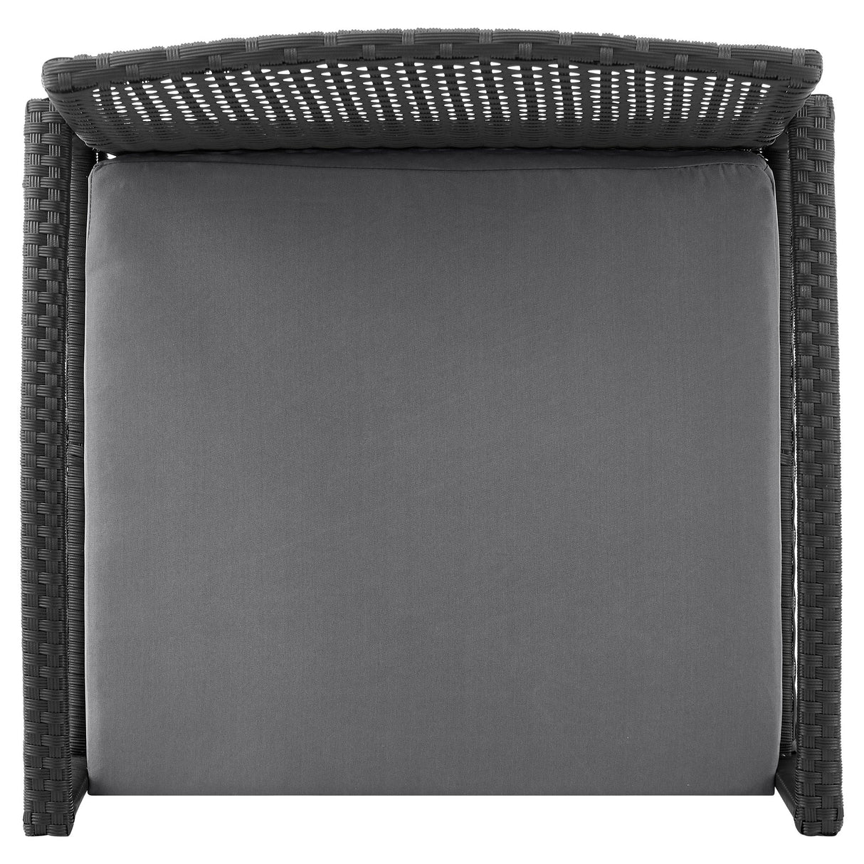 Noli Patio 2-Person Seating Group with End Table with Grey Cushions by Manhattan Comfort at Eve Furniture