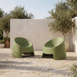 Nolla Green Outdoor Accent Chair (Set of 2) by Moe's Home at Eve Furniture