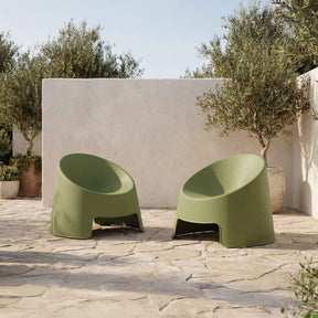 Nolla Green Outdoor Accent Chair (Set of 2) by Moe's Home at Eve Furniture