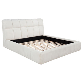 Nollet Cream 48-inch Upholstered California King Platform Bed by Coaster at Eve Furniture