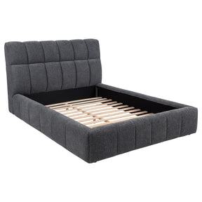 Nollet Gray 48-inch Upholstered California King Platform Bed by Coaster at Eve Furniture