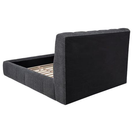 Nollet Gray 48-inch Upholstered California King Platform Bed by Coaster at Eve Furniture