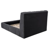 Nollet Gray 48-inch Upholstered Eastern King Platform Bed by Coaster at Eve Furniture