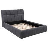 Nollet Grey 48-inch Upholstered Queen Panel Platform Bed by Coaster at Eve Furniture