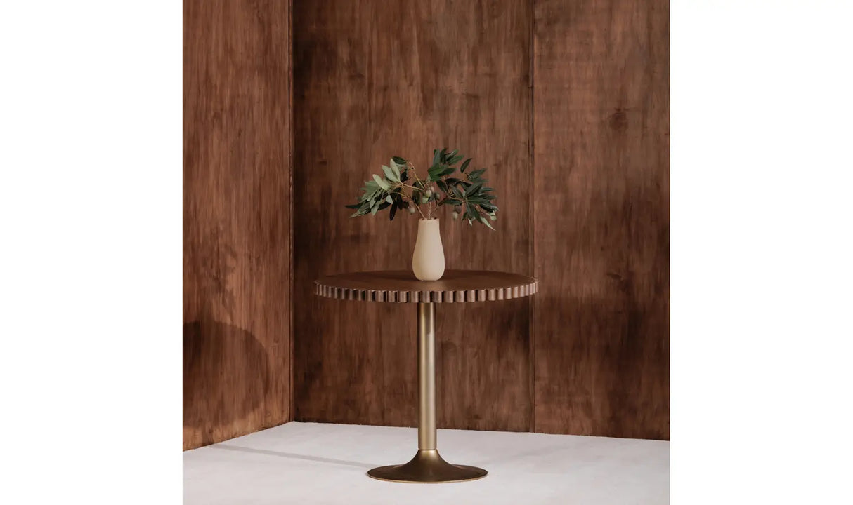Nomi Cafe Table - Brown by Moe's Home at Eve Furniture