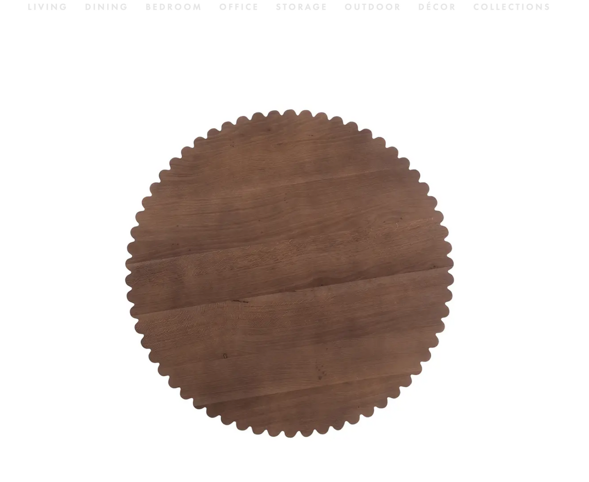 Nomi Cafe Table - Brown by Moe's Home at Eve Furniture