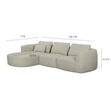 Noor 3-Piece Modular Sectional by TOV Furniture at Eve Furniture