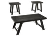 Noorbrook Black/Pewter Table by Ashley at Eve Furniture